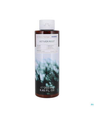 Korres kb gel douche vetiver  250ml