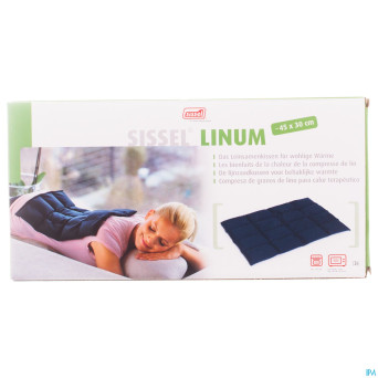 Sissel linum coussin chauff.graines de lin 30x45cm