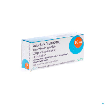 Raloxifene teva 60 mg comp pell 28