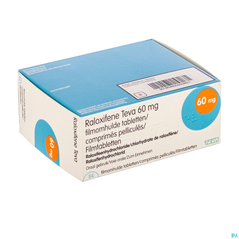 Raloxifene teva 60 mg comp pell 84