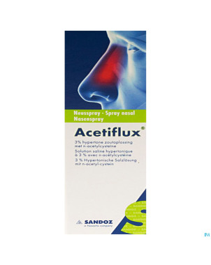Acetiflux 3% spray nasal lsp 20ml