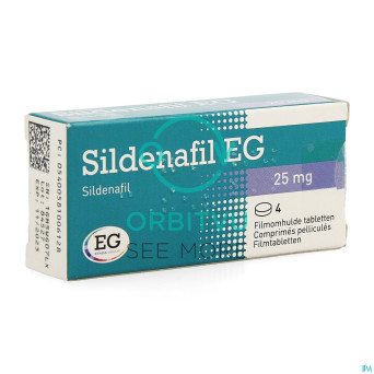 Sildenafil eg  25 mg tabl pell  4 x  25 mg