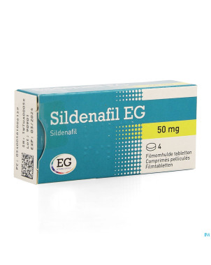 Sildenafil eg  50 mg comp pell  4 x  50 mg