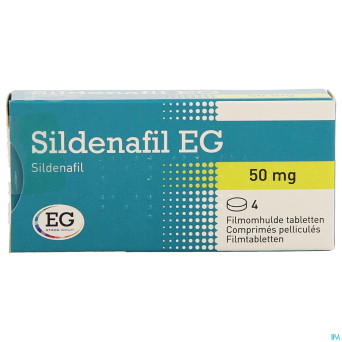 Sildenafil eg  50 mg comp pell  4 x  50 mg