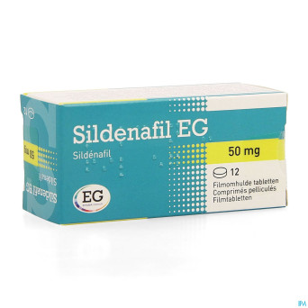 Sildenafil eg  50 mg comp pell 12 x  50 mg