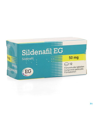 Sildenafil eg  50 mg comp pell 12 x  50 mg