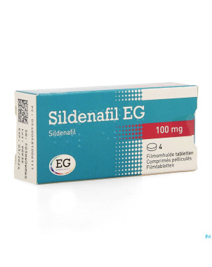 Sildenafil eg 100 mg comp pell  4 x 100 mg