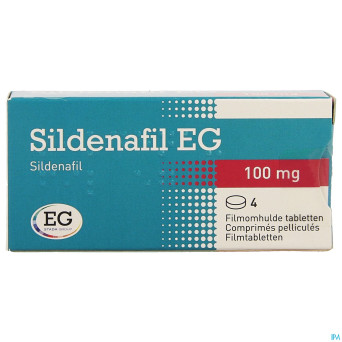 Sildenafil eg 100 mg comp pell  4 x 100 mg