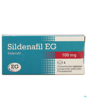 Sildenafil eg 100 mg comp pell  4 x 100 mg