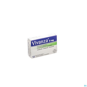 Vivanza  5 mg tabl 12 x  5 mg