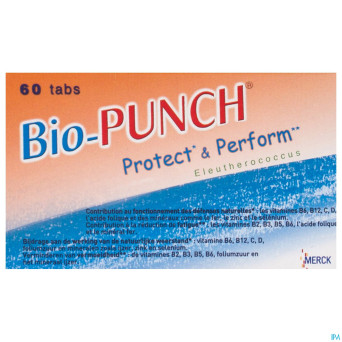 Bio punch protect & perform tabl 60