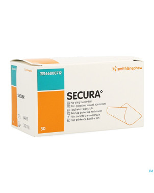 Secura no-sting barrier wipes 1ml 50 66800712