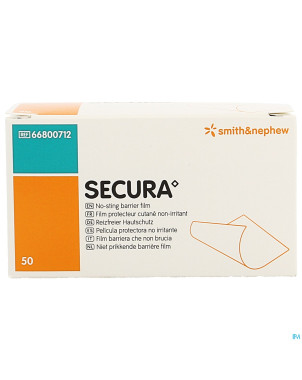 Secura no-sting barrier wipes 1ml 50 66800712