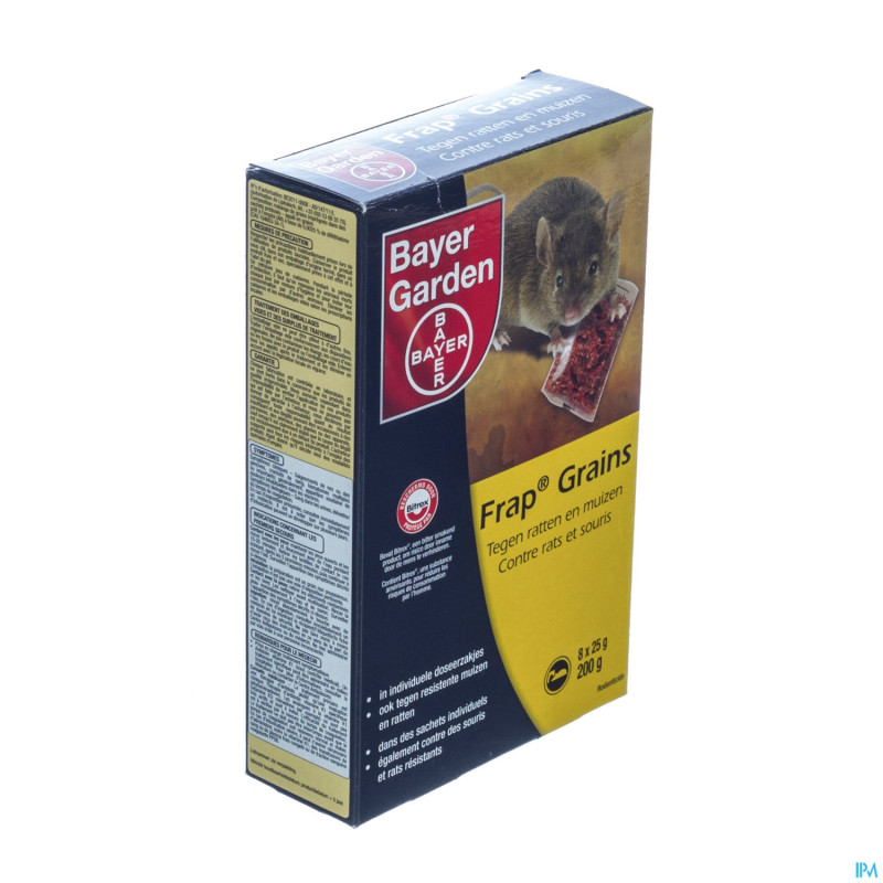 Frap cereales contre rats et souris  8x25g
