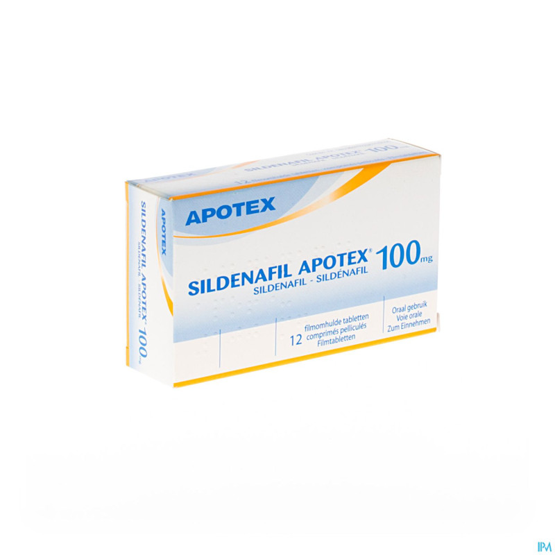 Sildenafil 100 mg apotex comp pell 12x100mg