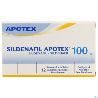 Sildenafil 100 mg apotex comp pell 12x100mg