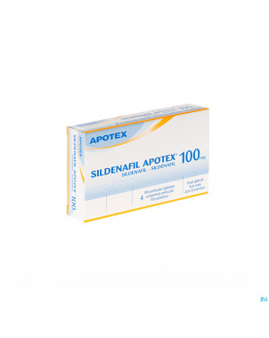 Sildenafil 100 mg apotex comp pell  4x100mg