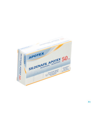 Sildenafil  50 mg apotex comp pell 12x 50mg