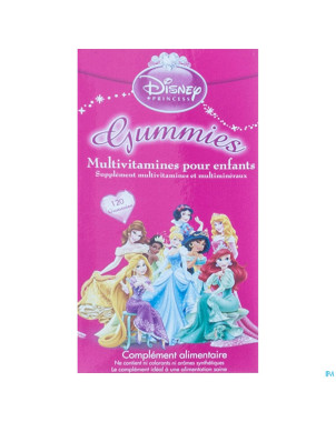 Disney multivitamines enf princess    gum.120