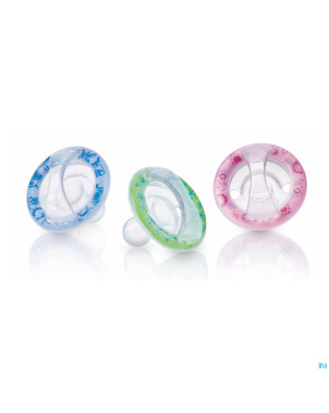 Nuby nt sucette flex silicone cerise 0- 6m 1 67554