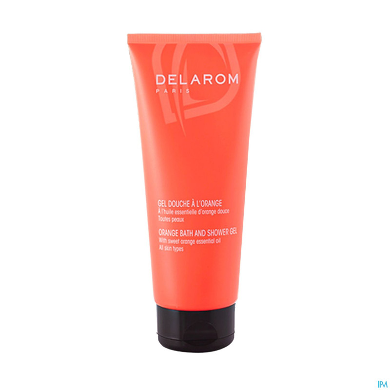 Delarom gel douche-bain orange    tube 200ml 2106