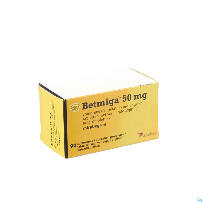 Betmiga tabl 90 x 50 mg