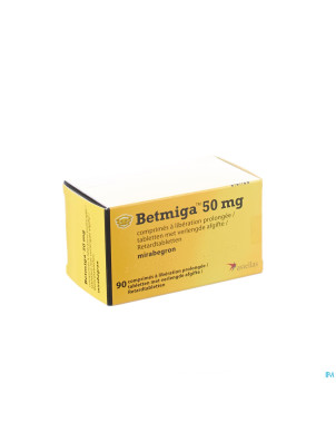 Betmiga tabl 90 x 50 mg