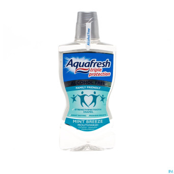 Aquafresh mint breeze eau buccale 500ml