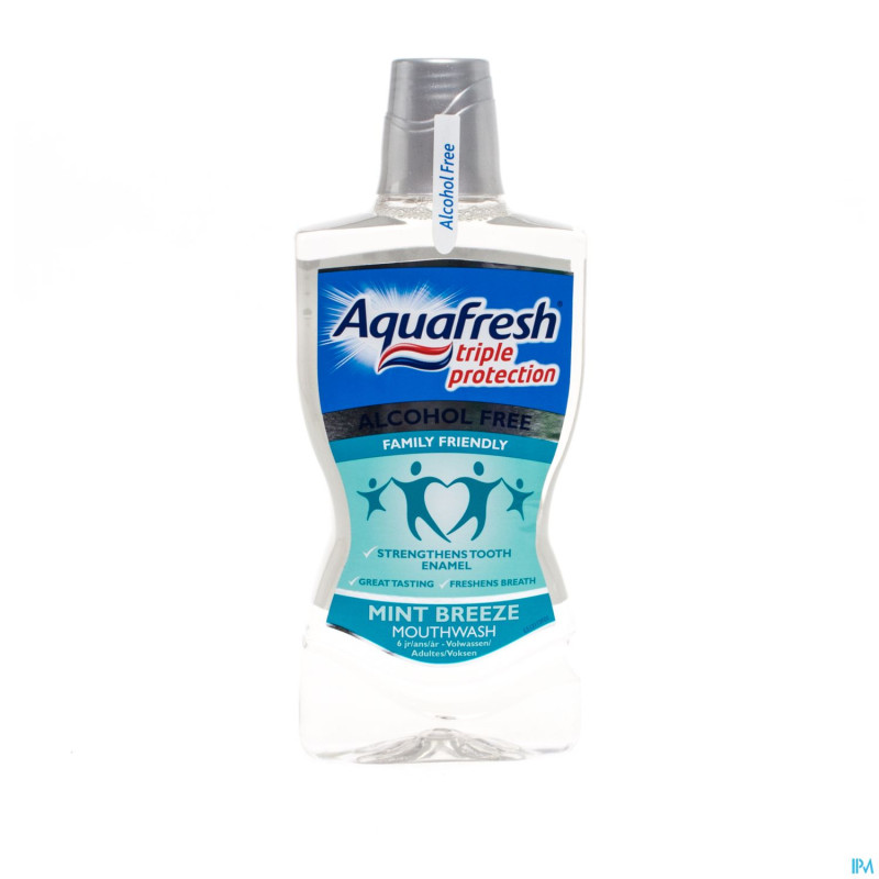 Aquafresh mint breeze eau buccale 500ml