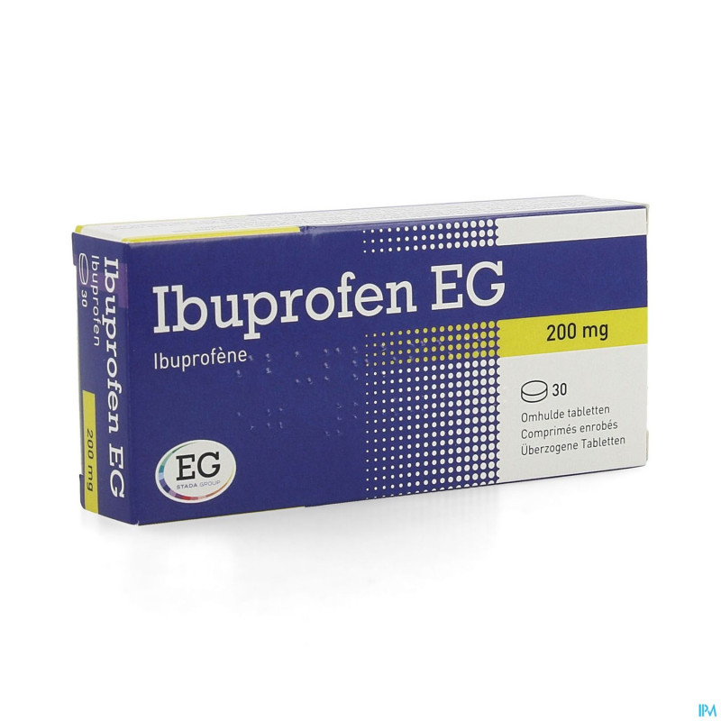 Ibuprofen eg 200 mg comp enrobes  30 x 200 mg