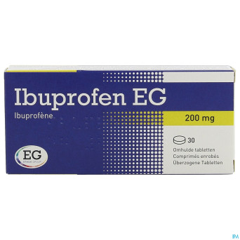 Ibuprofen eg 200 mg comp enrobes  30 x 200 mg