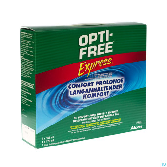 Opti-free express mp disinf.3x355ml+1x120+3 etuis