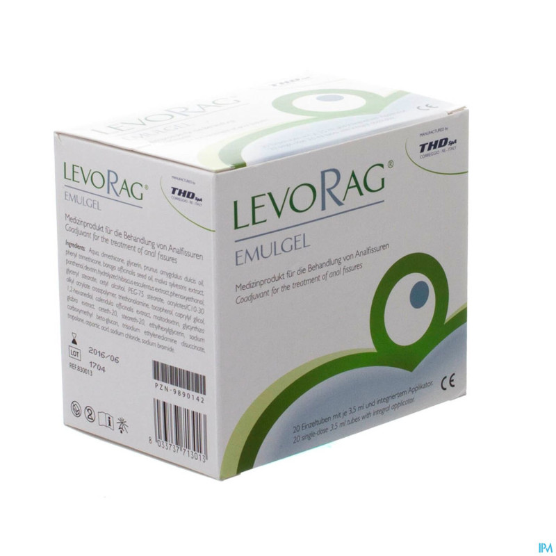 Levorag emulgel    tube 20x3,5ml    830013