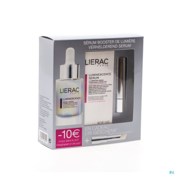 Lierac coffret luminesc.serum+bme levre rose gloss