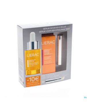 Lierac coffret mesolift serum+bme levre rose gloss