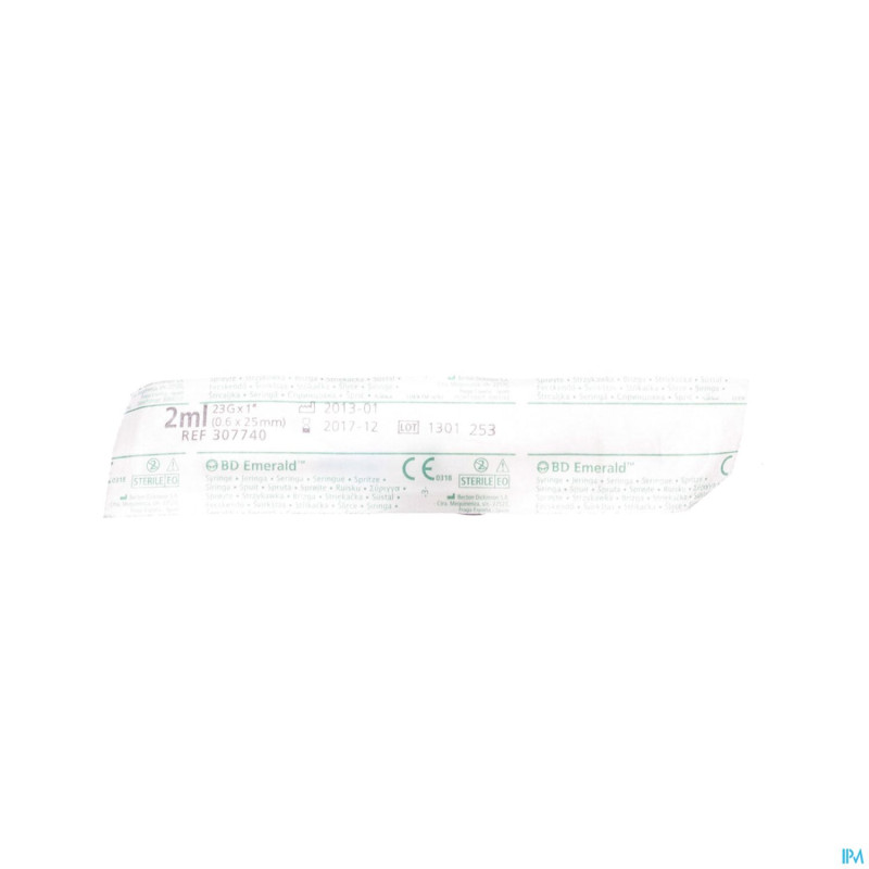 Bd emerald seringue  2ml+aig.23g 1    1 307740