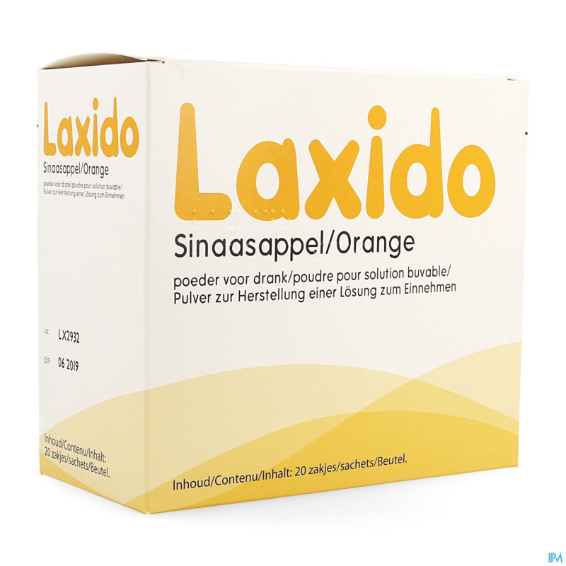 Laxido orange impexeco pdr sach 20 x 13,8g pip