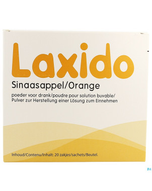 Laxido orange impexeco pdr sach 20 x 13,8g pip