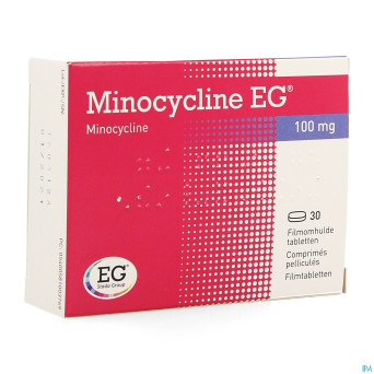 Minocycline eg 100 mg comp pell 30