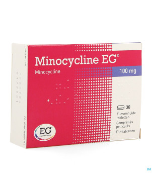 Minocycline eg 100 mg comp pell 30