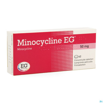 Minocycline eg  50 mg comp pell 42