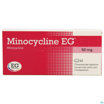 Minocycline eg  50 mg comp pell 42
