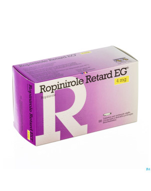 Ropinirole retard eg 4 mg comp liber prolongee 98