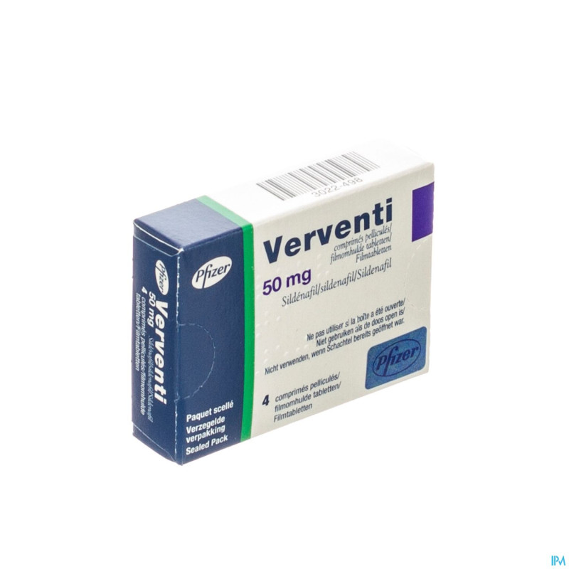 Verventi  50 mg comp pell  4 x  50 mg