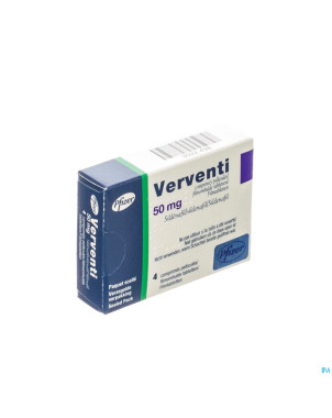 Verventi  50 mg comp pell  4 x  50 mg