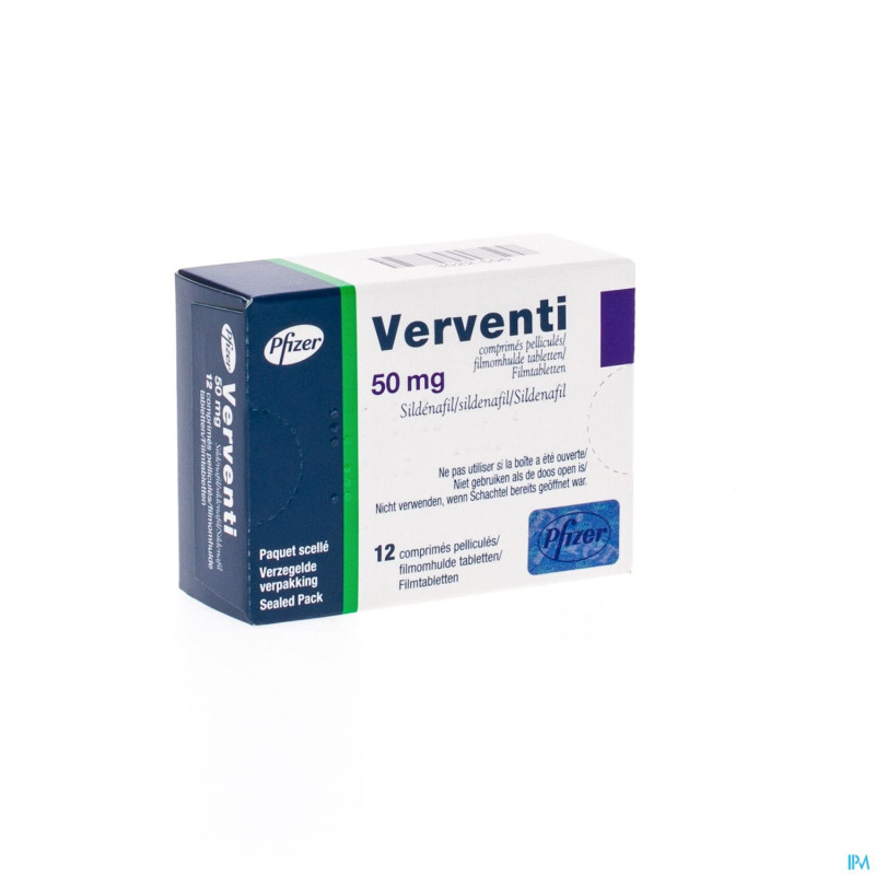 Verventi 50mg comp pell 12
