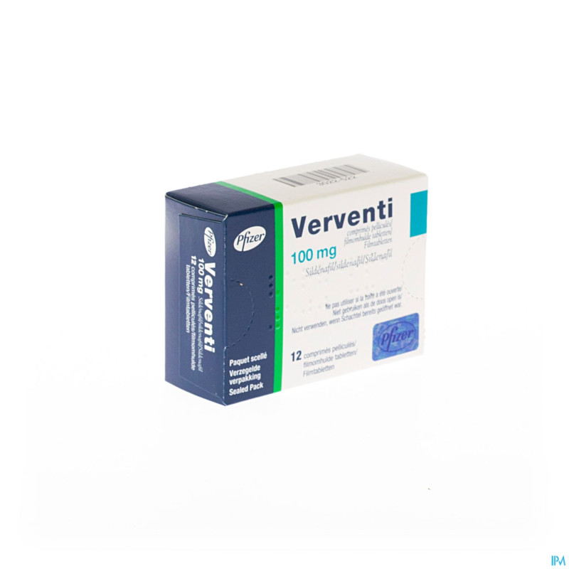 Verventi 100mg comp pell 12