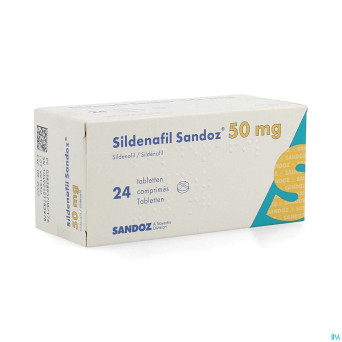Sildenafil sandoz  50mg comp pell 24x 50mg