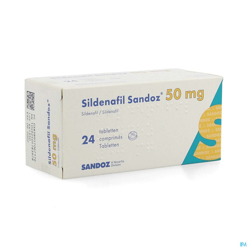 Sildenafil sandoz  50mg comp pell 24x 50mg