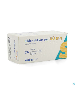 Sildenafil sandoz  50mg comp pell 24x 50mg